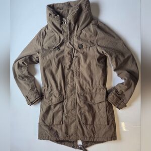 UGIZ Men's Casual Field Jacket in Tan Small 17in P2P